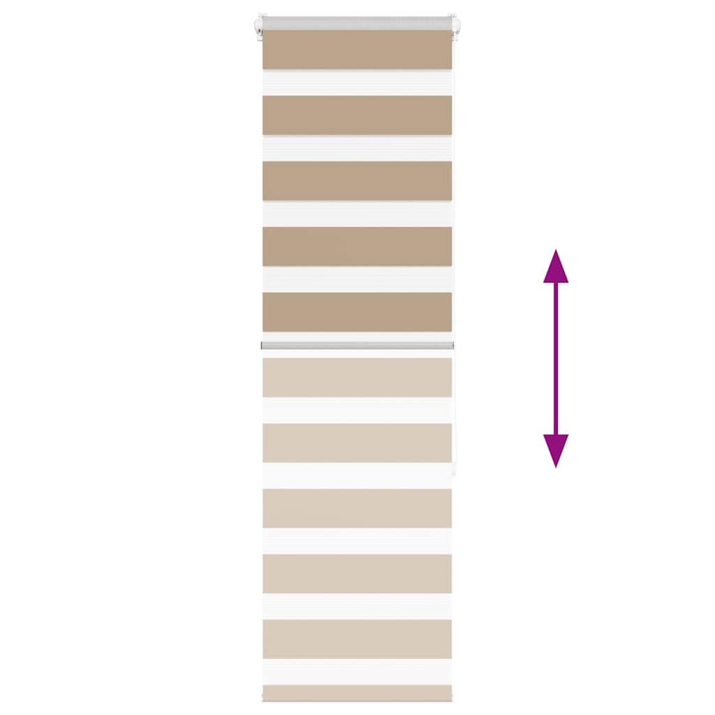 vidaXL Ζέβρα τυφλή 50x150 cm Πλάτος υφάσματος 45,9 εκ. Πολυεστέρας