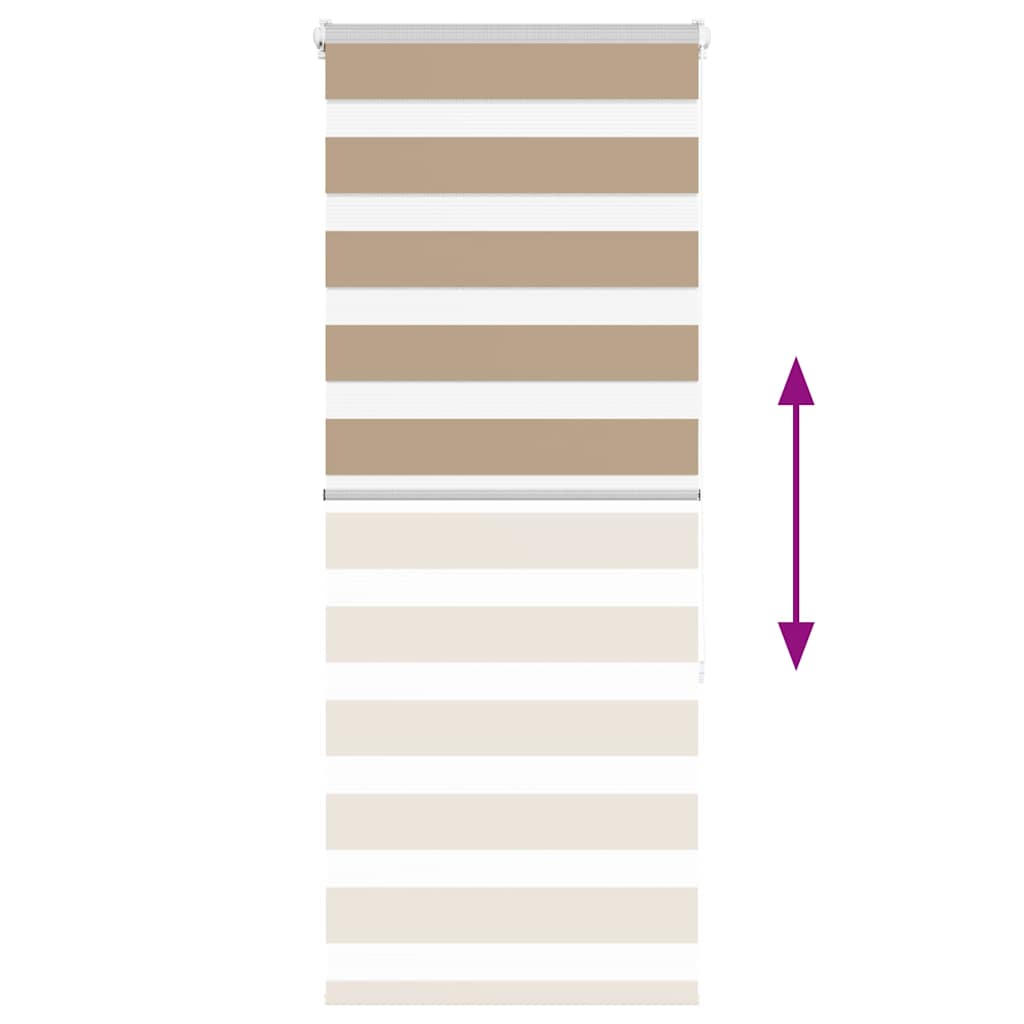 vidaXL Ζέβρα τυφλή 60x150 cm Πλάτος υφάσματος 55,9 εκ. Πολυεστέρας