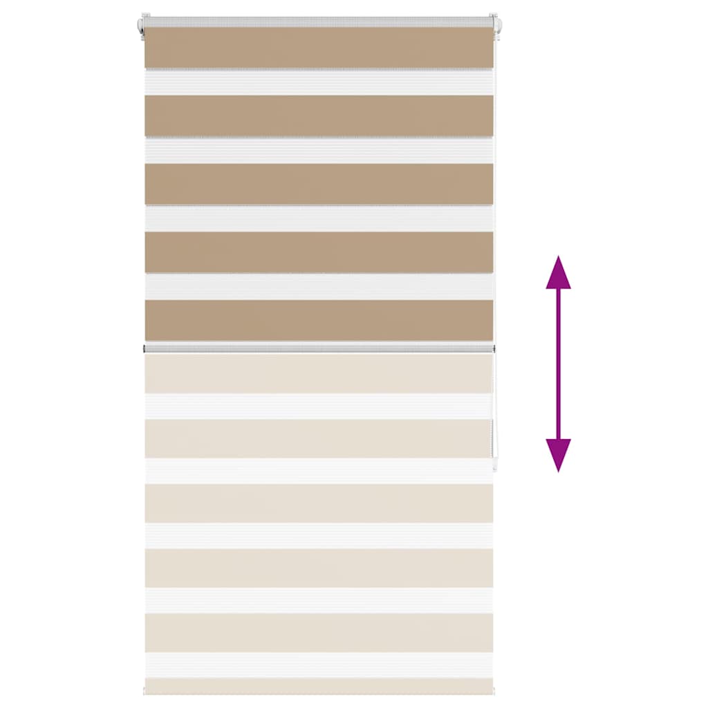 vidaXL Ζέβρα τυφλή 75x150 cm Πλάτος υφάσματος 70,9 εκ. Πολυεστέρας