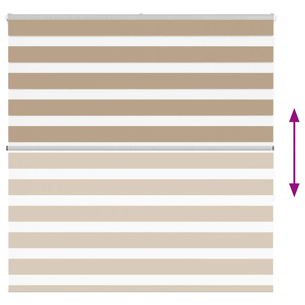vidaXL Ζέβρα τυφλή 145x150 cm Πλάτος υφάσματος 140,9 εκ. Πολυεστέρας