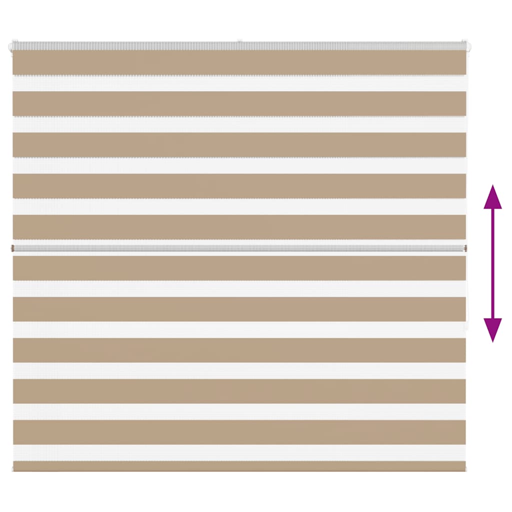 vidaXL Ζέβρα τυφλή 155x150 cm Πλάτος υφάσματος 150,9 εκ. Πολυεστέρας