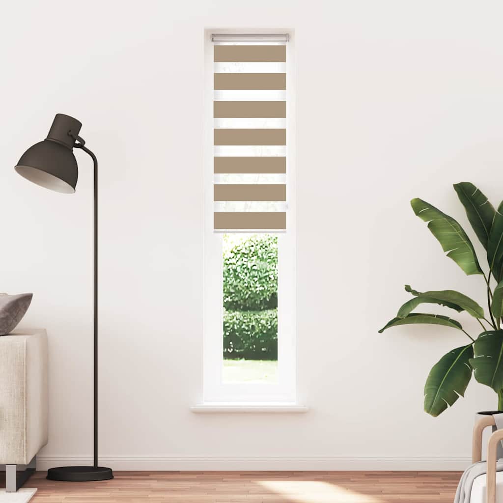 vidaXL Στόρι Ζέβρας Καφέ 40x200 εκ. Πλάτος Υφάσματος 35,9 εκ. Πολυεστέρας