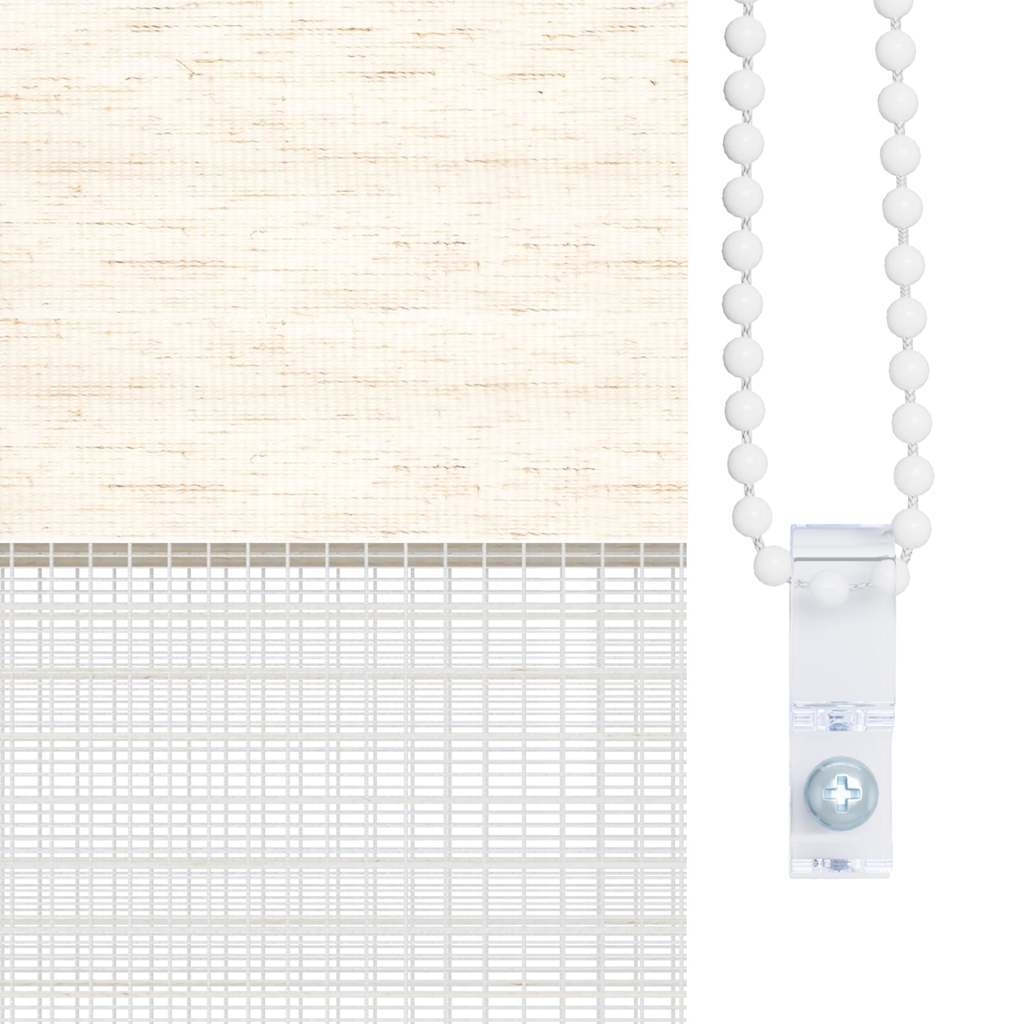 vidaXL Ζέβρα τυφλή μπεζ μάρμαρο Πλάτος υφάσματος 90,9 εκ. Πολυεστέρας