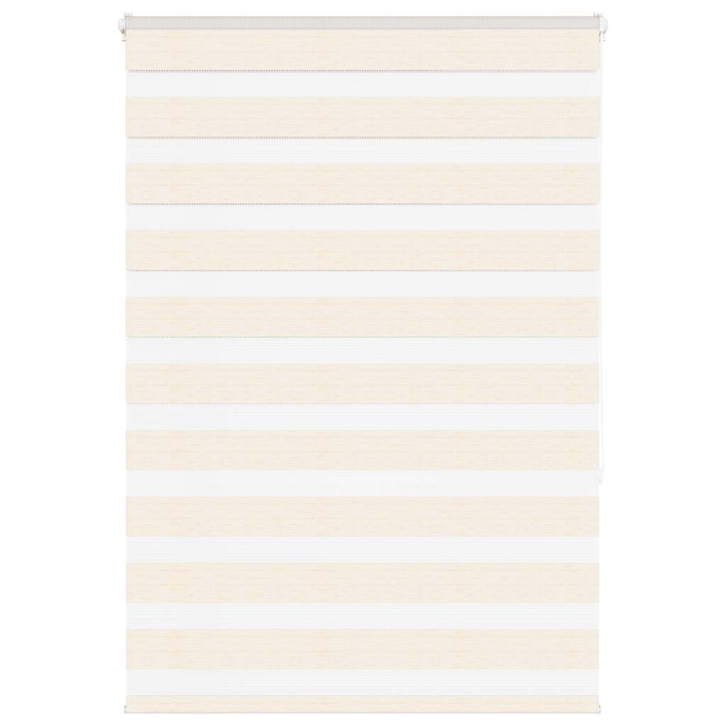 vidaXL Ζέβρα τυφλή μπεζ μάρμαρο Πλάτος υφάσματος 100,9 εκ. Πολυεστέρας