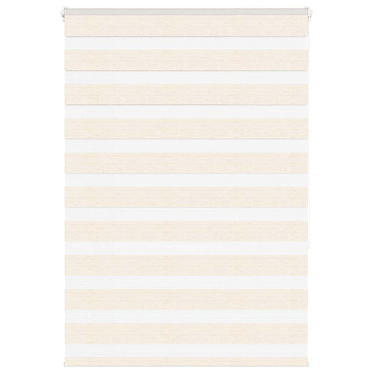 vidaXL Ζέβρα τυφλή μπεζ μάρμαρο Πλάτος υφάσματος 100,9 εκ. Πολυεστέρας