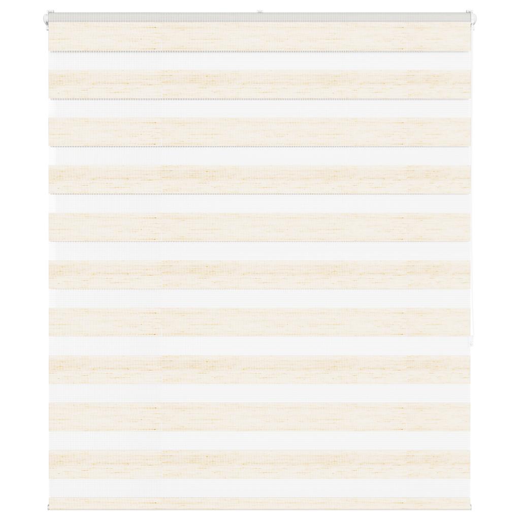 vidaXL Ζέβρα τυφλή μπεζ μάρμαρο Πλάτος υφάσματος 115,9 εκ. Πολυεστέρας