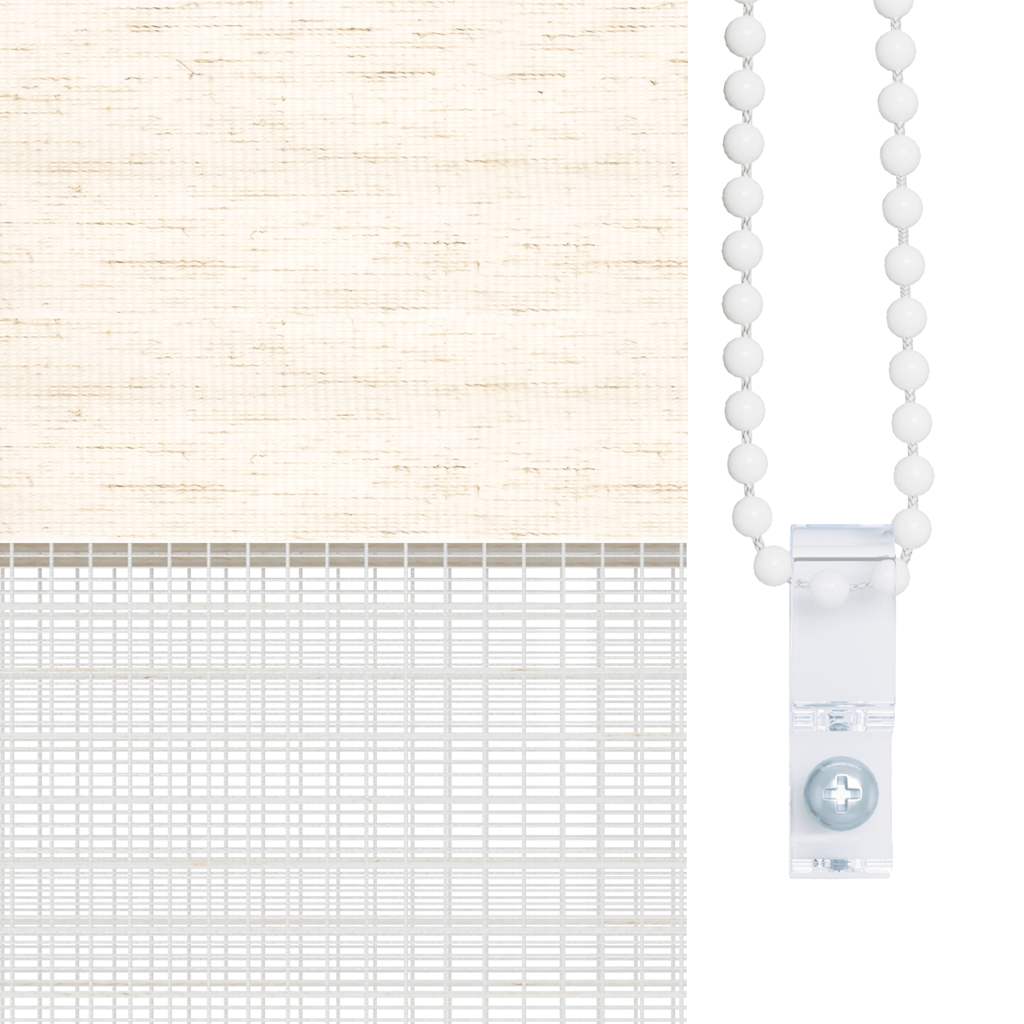 vidaXL Ζέβρα τυφλή μπεζ μάρμαρο Πλάτος υφάσματος 115,9 εκ. Πολυεστέρας