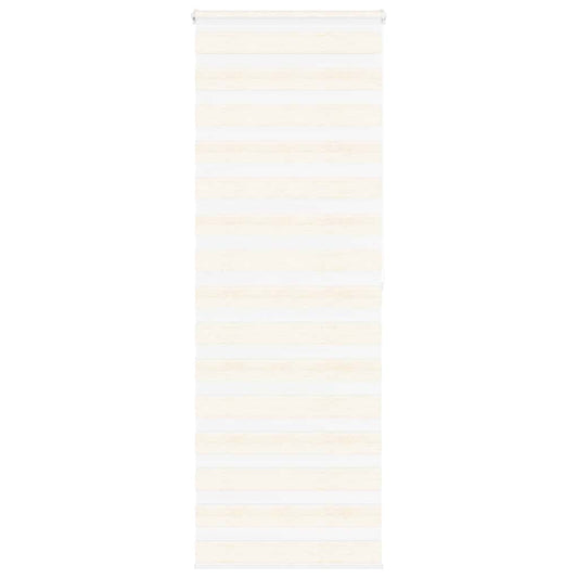 vidaXL Ζέβρα τυφλή μπεζ μάρμαρο Πλάτος υφάσματος 75,9 εκ. Πολυεστέρας