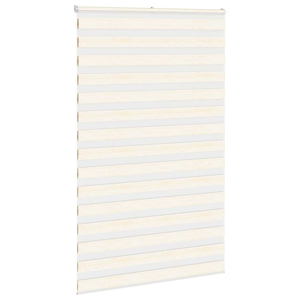 vidaXL Στόρι Ζέβρα Μάρμαρο Μπεζ 150x200 εκ. Πλάτος Υφάσματος 145,9 εκ. Πολυεστέρας