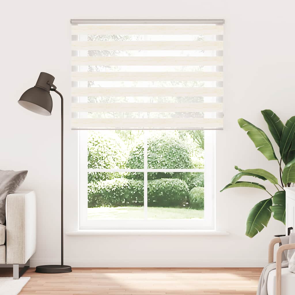 vidaXL Στόρι Ζέβρα Μάρμαρο Μπεζ 155x200 εκ. Πλάτος Υφάσματος 150,9 εκ. Πολυεστέρας