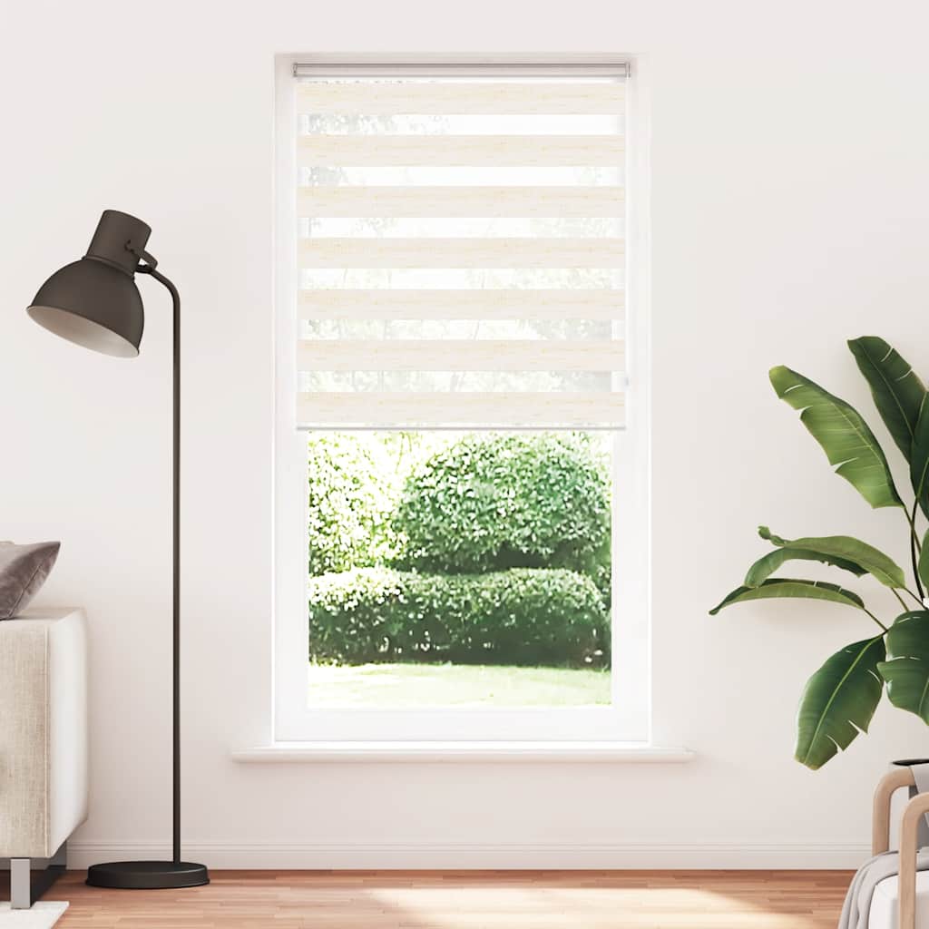 vidaXL Στόρι Ζέβρα Μάρμαρο Μπεζ 105 x 230 εκ. Πλάτος Υφάσματος 100,9 εκ. Πολυεστέρας