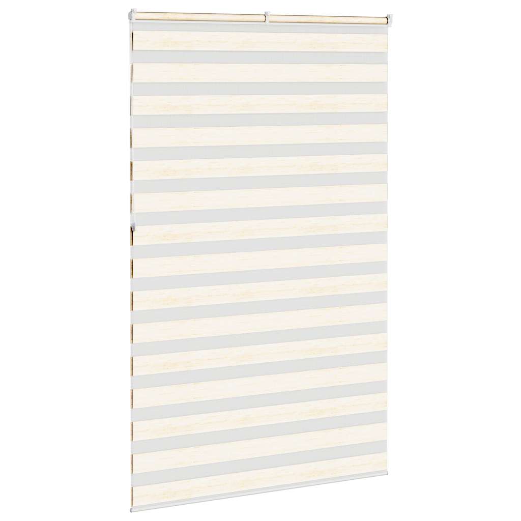 vidaXL Στόρι Ζέβρα Μάρμαρο Μπεζ 150x230 εκ. Πλάτος Υφάσματος 145,9 εκ. Πολυεστέρας