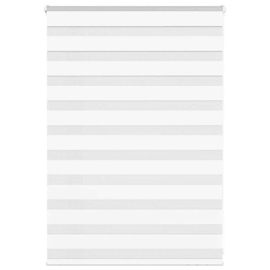 vidaXL Ζέβρα τυφλή Λευκό Πλάτος υφάσματος 95,9 εκ. Πολυεστέρας