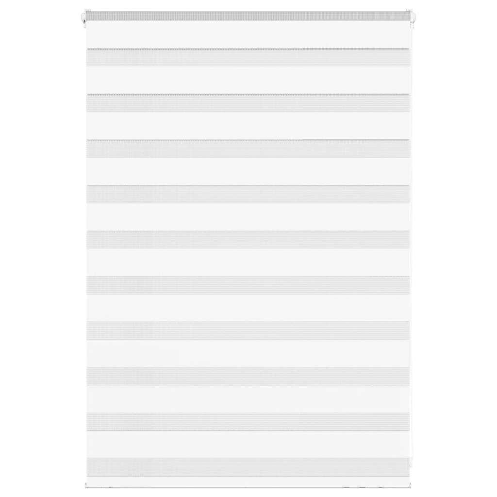 vidaXL Ζέβρα τυφλή Λευκό Πλάτος υφάσματος 100,9 εκ. Πολυεστέρας