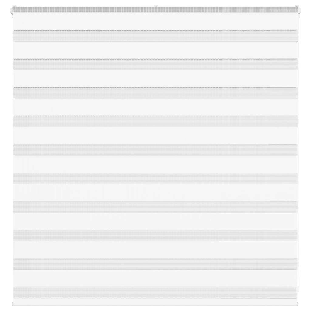 vidaXL Ζέβρα τυφλή Λευκό Πλάτος υφάσματος 135,9 εκ. Πολυεστέρας