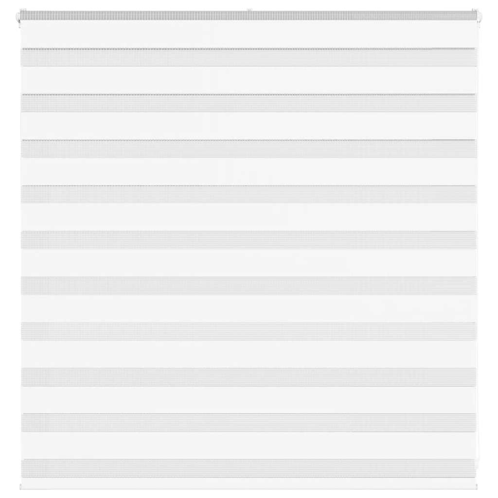 vidaXL Ζέβρα τυφλή Λευκό Πλάτος υφάσματος 145,9 εκ. Πολυεστέρας