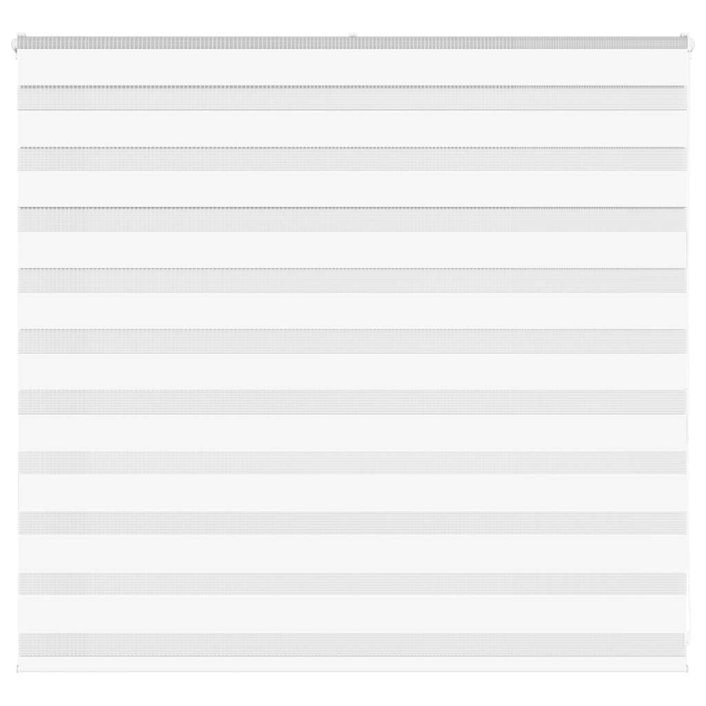 vidaXL Ζέβρα τυφλή Λευκό Πλάτος υφάσματος 160,9 εκ. Πολυεστέρας