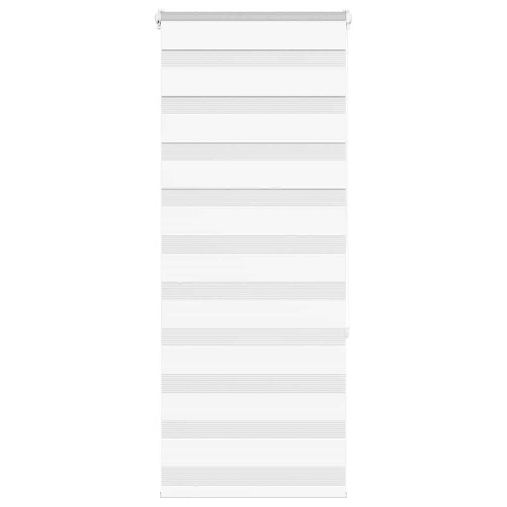 vidaXL Ζέβρα τυφλή Καφέ Πλάτος υφάσματος 55,9 εκ. Πολυεστέρας