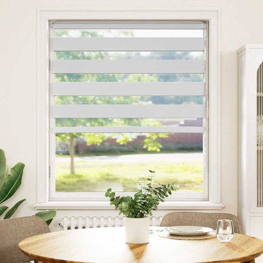 vidaXL Ζέβρα τυφλή Καφέ Πλάτος υφάσματος 95,9 εκ. Πολυεστέρας