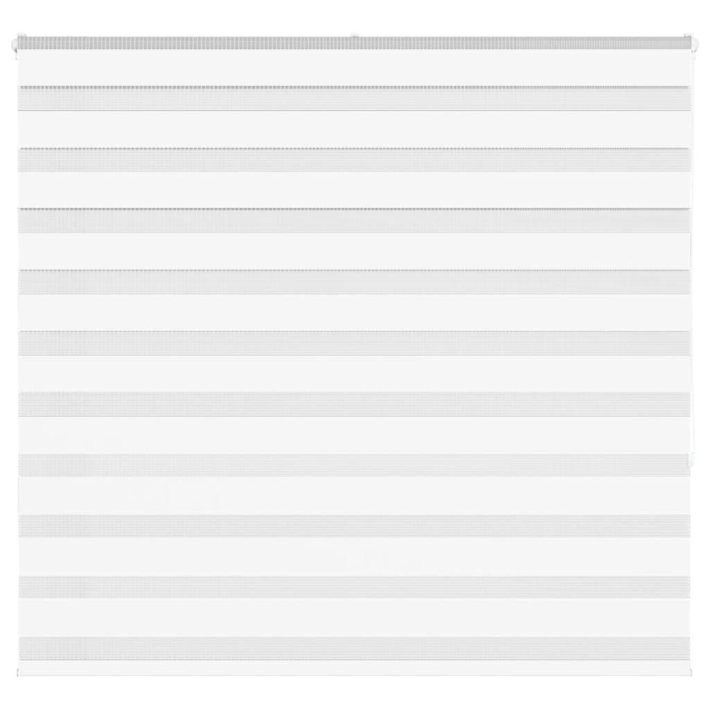 vidaXL Ζέβρα τυφλή Λευκό Πλάτος υφάσματος 160,9 εκ. Πολυεστέρας