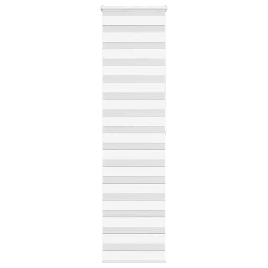 vidaXL Ζέβρα τυφλή Λευκό Πλάτος υφάσματος 55,9 εκ. Πολυεστέρας
