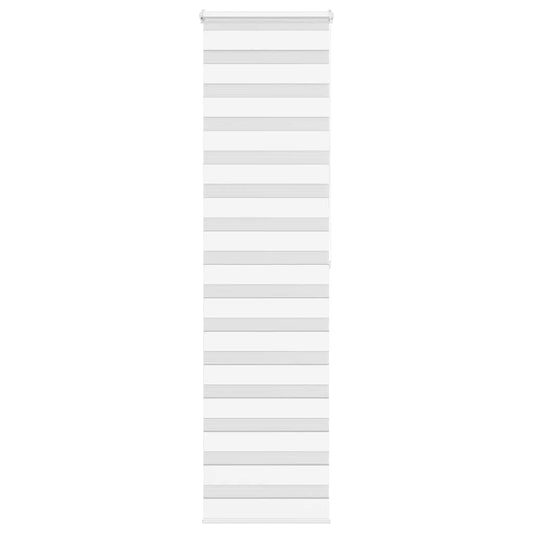 vidaXL Ζέβρα τυφλή Λευκό Πλάτος υφάσματος 60,9 εκ. Πολυεστέρας