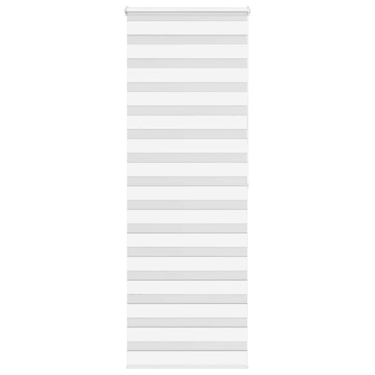 vidaXL Ζέβρα τυφλή Λευκό Πλάτος υφάσματος 65,9 εκ. Πολυεστέρας