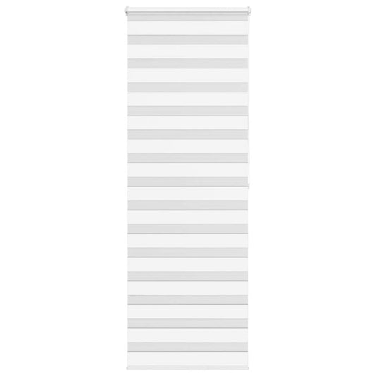 vidaXL Ζέβρα τυφλή Λευκό Πλάτος υφάσματος 70,9 εκ. Πολυεστέρας