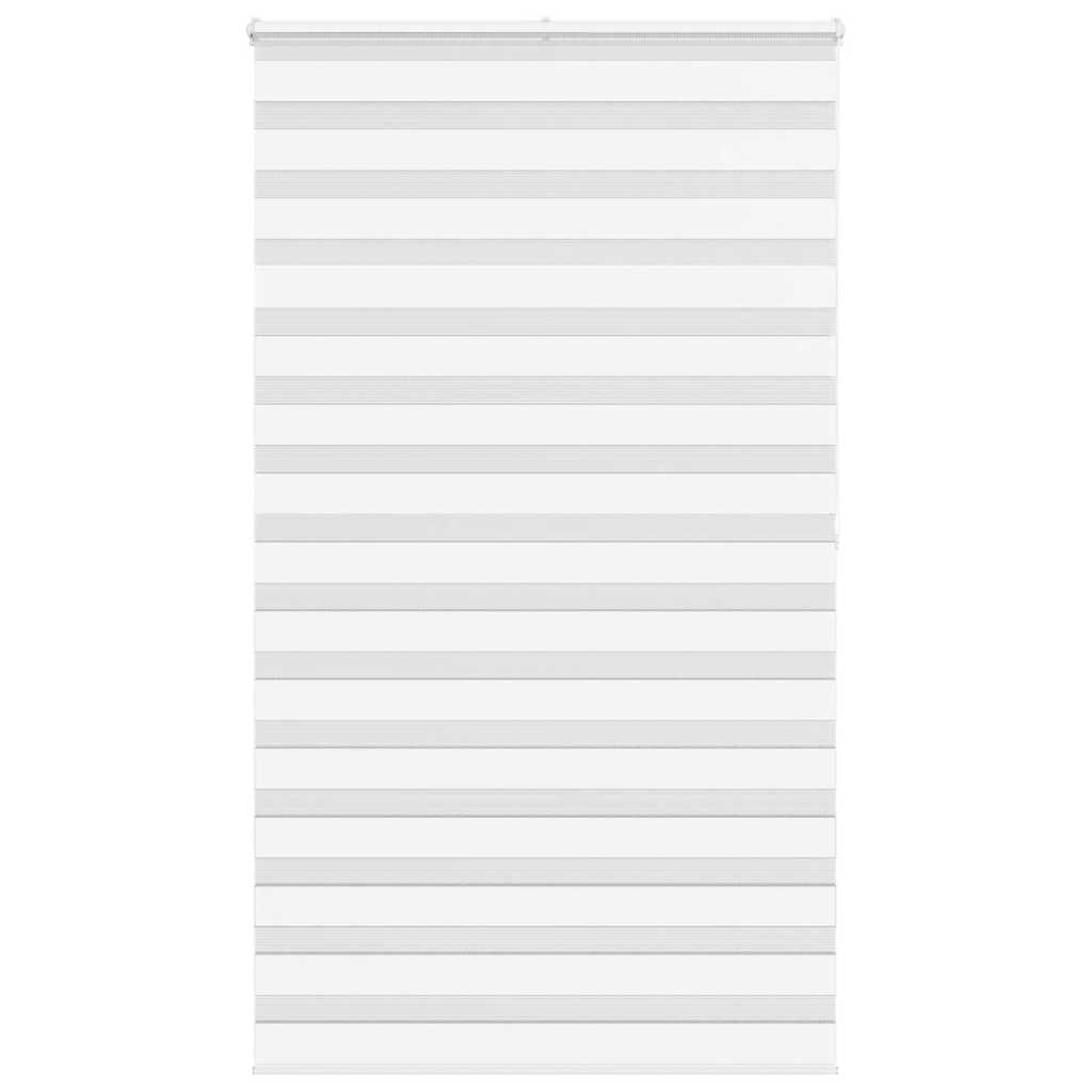 vidaXL Ζέβρα τυφλή Λευκό Πλάτος υφάσματος 115,9 εκ. Πολυεστέρας