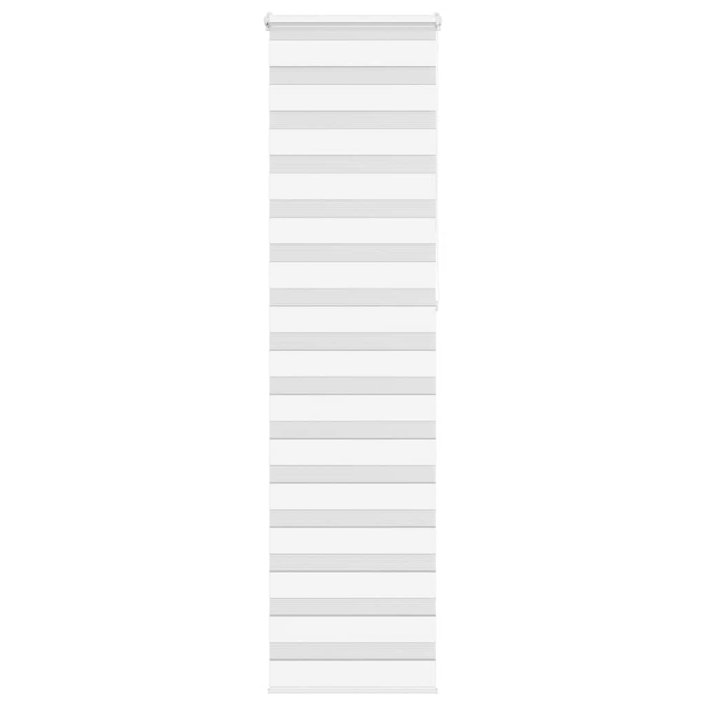 vidaXL Ζέβρα τυφλή Λευκό Πλάτος υφάσματος 50,9 εκ. Πολυεστέρας