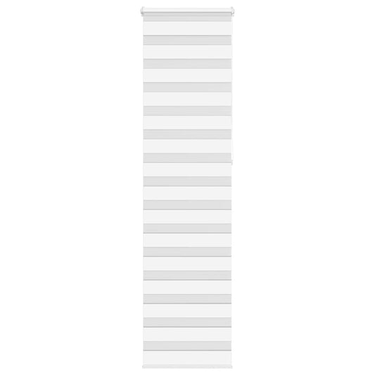 vidaXL Ζέβρα τυφλή Λευκό Πλάτος υφάσματος 55,9 εκ. Πολυεστέρας