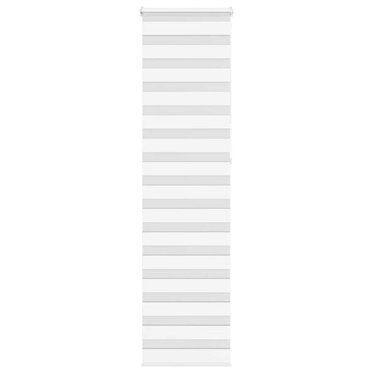 vidaXL Ζέβρα τυφλή Λευκό Πλάτος υφάσματος 60,9 εκ. Πολυεστέρας