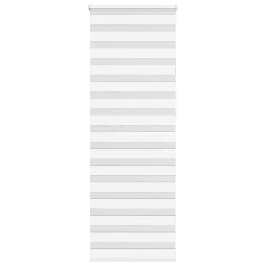 vidaXL Ζέβρα τυφλή Λευκό Πλάτος υφάσματος 65,9 εκ. Πολυεστέρας