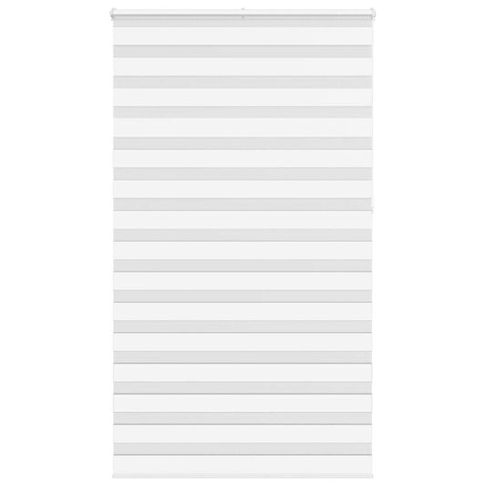 vidaXL Ζέβρα τυφλή Λευκό Πλάτος υφάσματος 120,9 εκ. Πολυεστέρας