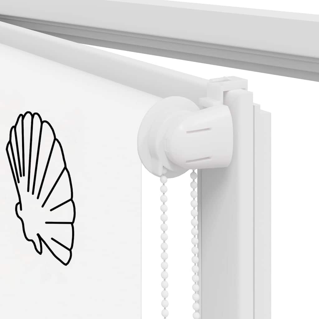 vidaXL Κουρτίνα Μπάνιου Ρολό 110x240 εκ. Πλάτος υφάσματος 106 εκ.