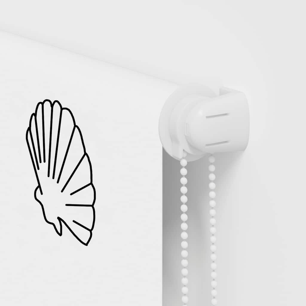 vidaXL Κουρτίνα Μπάνιου Ρολό 140x240 εκ. Πλάτος υφάσματος 136 εκ.
