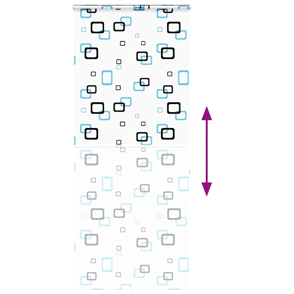 vidaXL Κουρτίνα Μπάνιου Ρολό κασέτα 90x240εκ. Πλάτος υφάσματος 86εκ.