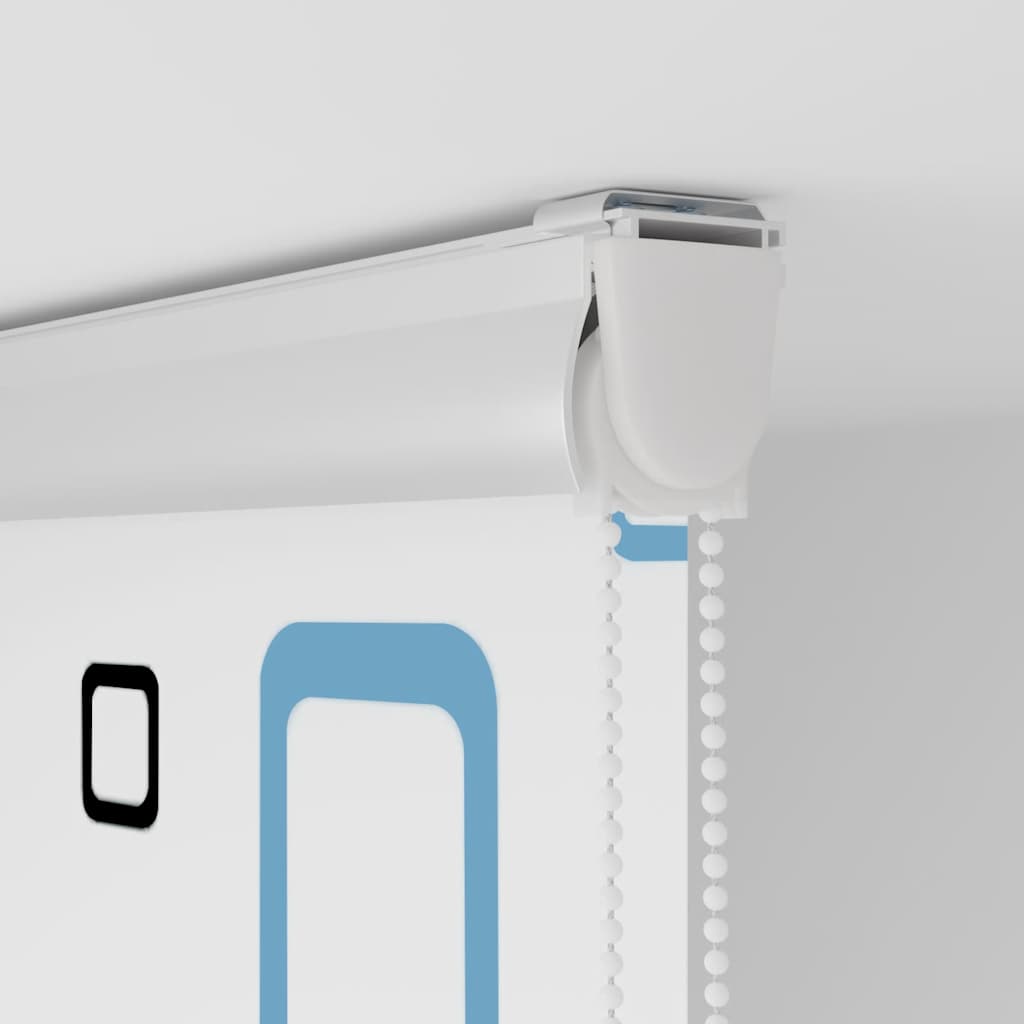 vidaXL Κουρτίνα Μπάνιου Ρολό κασέτα 90x240εκ. Πλάτος υφάσματος 86εκ.