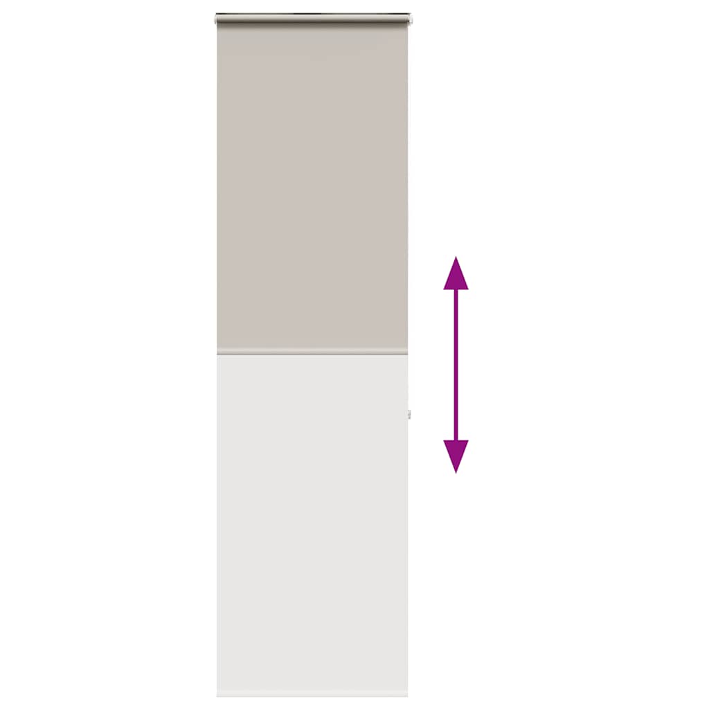 vidaXL Κουρτίνα Μπάνιου Ρολό κασέτα 80x240 εκ. Πλάτος υφάσματος 76 εκ.