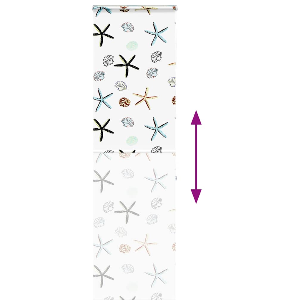 vidaXL Κουρτίνα Μπάνιου Ρολό κασέτα 80x240 εκ. Πλάτος υφάσματος 76 εκ.