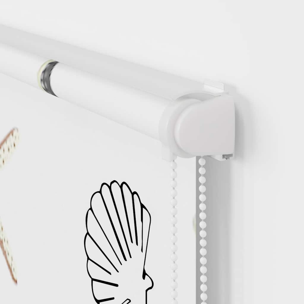 vidaXL Κουρτίνα Μπάνιου Ρολό κασέτα 140x240εκ. Πλάτος υφάσματος 136εκ.