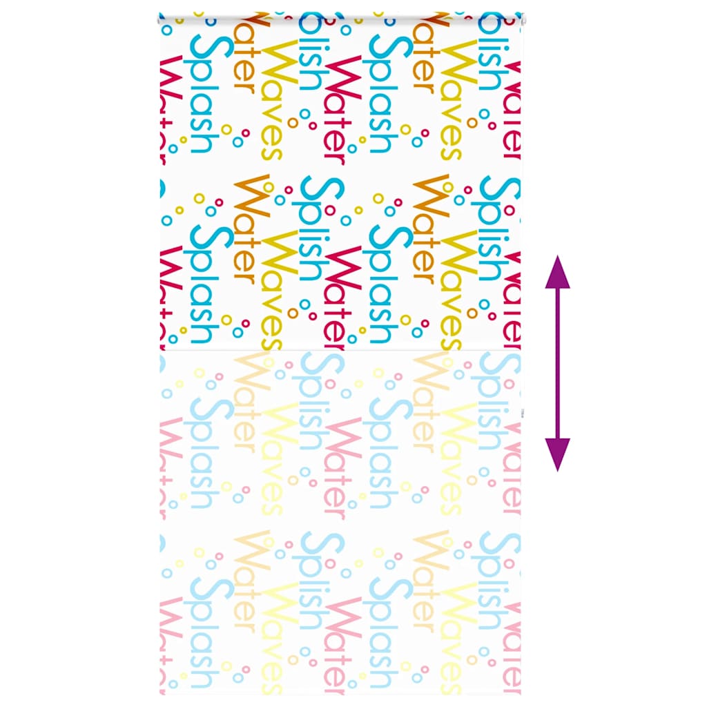 vidaXL Κουρτίνα Μπάνιου Ρολό κασέτα 120x240εκ. Πλάτος υφάσματος 116εκ.