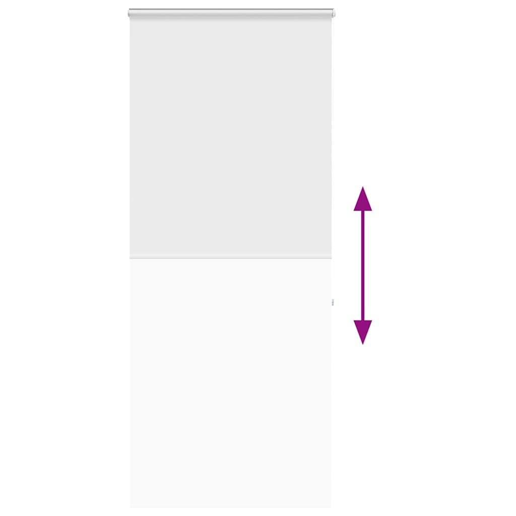 vidaXL Κουρτίνα Μπάνιου Ρολό κασέτα 100x240εκ. Πλάτος υφάσματος 96εκ.