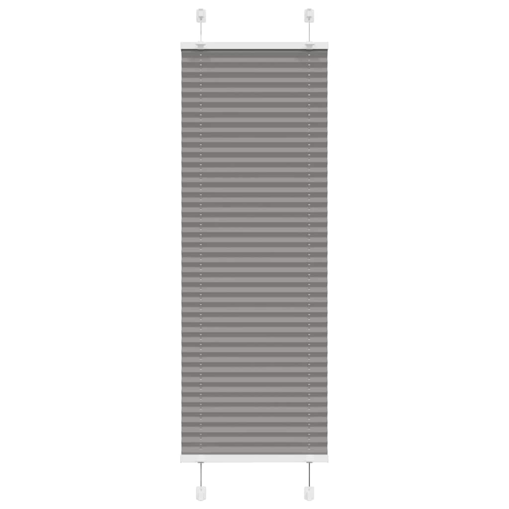 vidaXL Πλισέ περσίδα Ανθρακί 40x100 cm Πλάτος υφάσματος 39,4 cm
