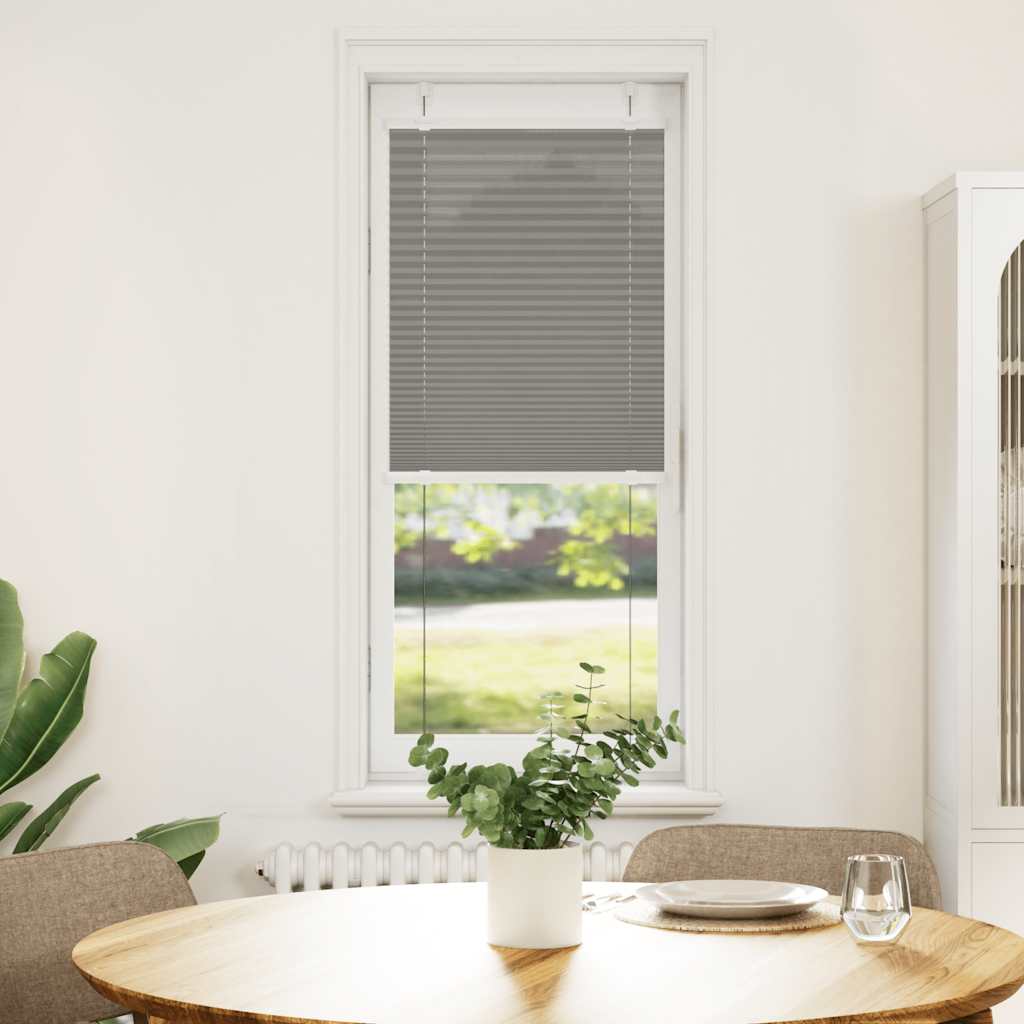 vidaXL Πλισέ περσίδα Ανθρακί 40x100 cm Πλάτος υφάσματος 39,4 cm