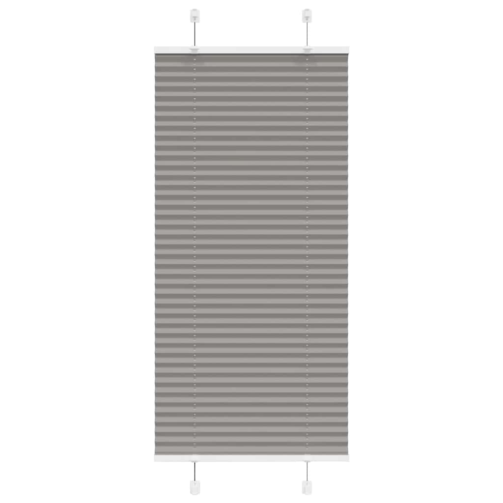 vidaXL Πλισέ περσίδα Ανθρακί 60x100 cm Πλάτος υφάσματος 59,4 cm