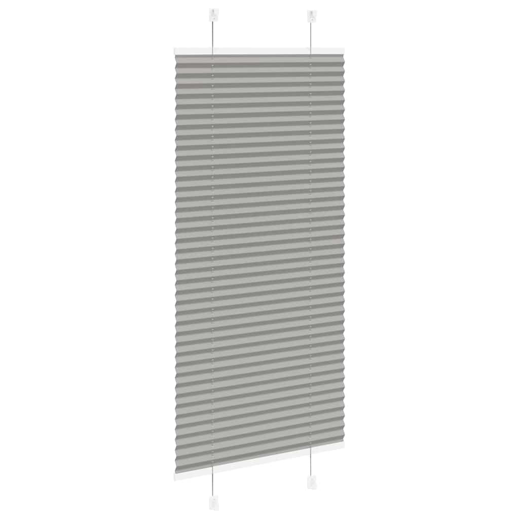 vidaXL Πλισέ περσίδα Ανθρακί 60x100 cm Πλάτος υφάσματος 59,4 cm