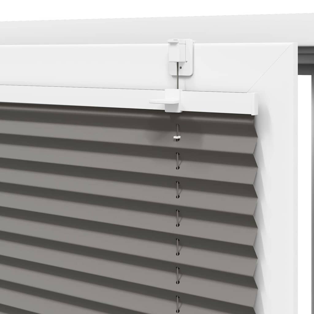 vidaXL Πλισέ περσίδα Ανθρακί 70x100 cm Πλάτος υφάσματος 69,4 cm
