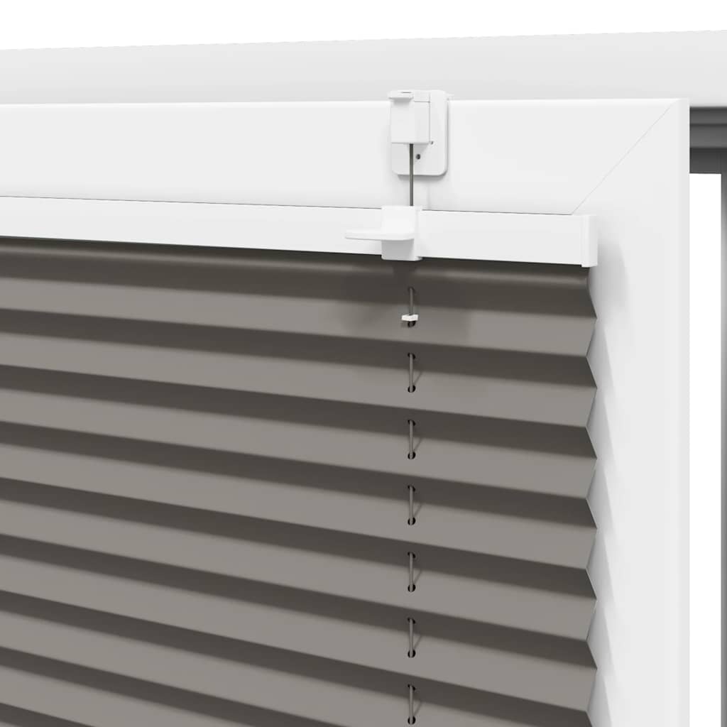 vidaXL Πλισέ περσίδα Ανθρακί 95x100 cm Πλάτος υφάσματος 94,4 cm