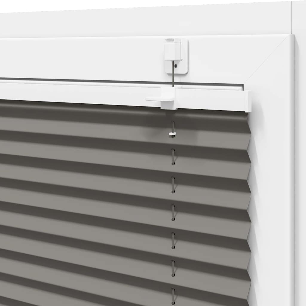 vidaXL Πλισέ περσίδα Ανθρακί 95x100 cm Πλάτος υφάσματος 94,4 cm